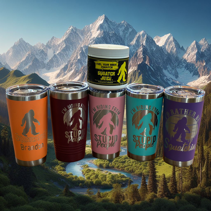 20oz Sasquatch Tumblers by Squatchnut