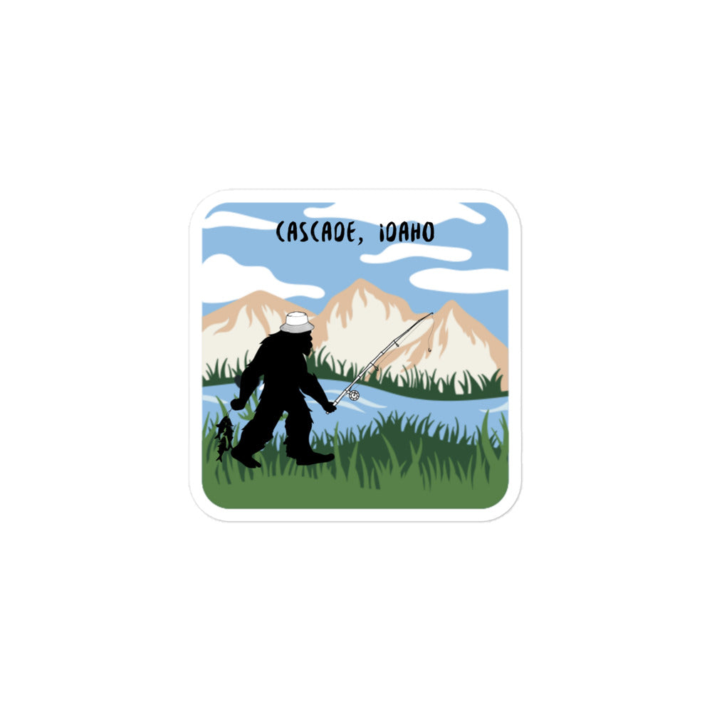 Cascade Idaho Bubble-free stickers