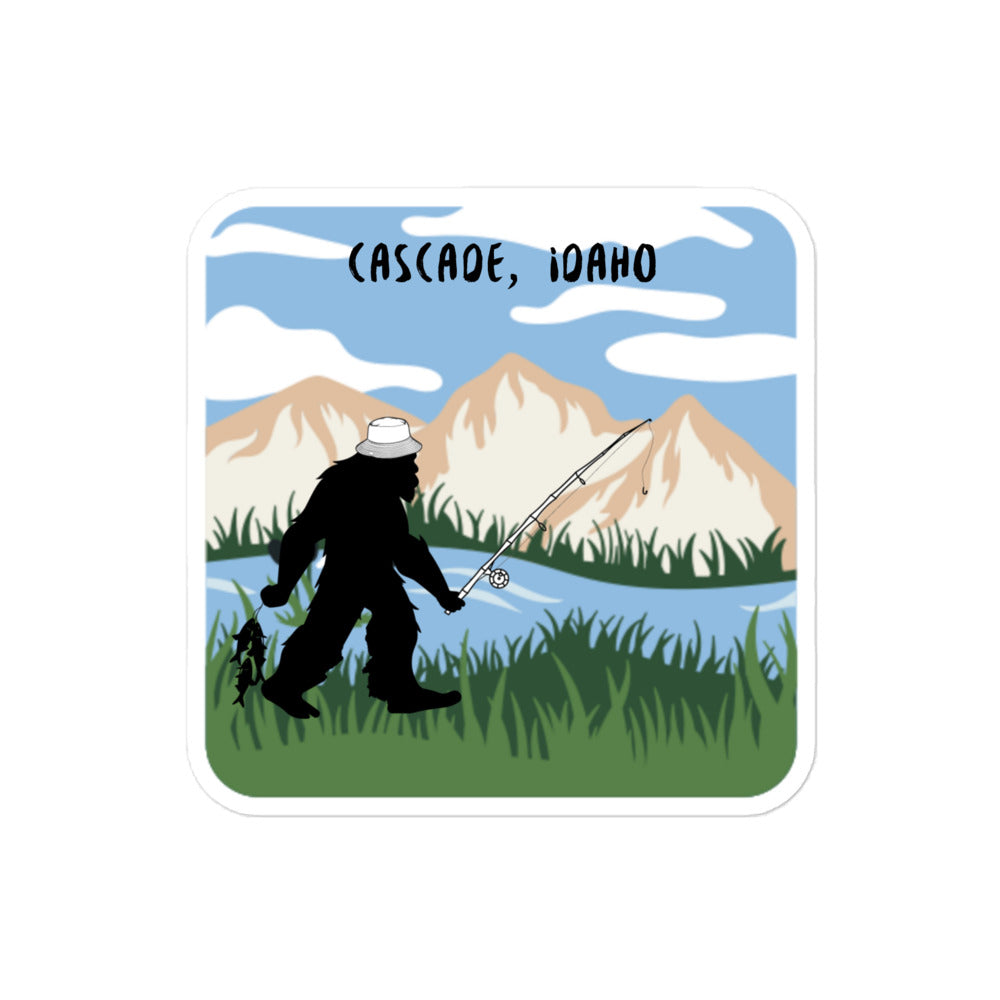 Cascade Idaho Bubble-free stickers