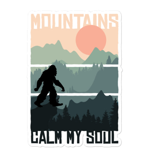 Calm My Soul Bubble-free stickers