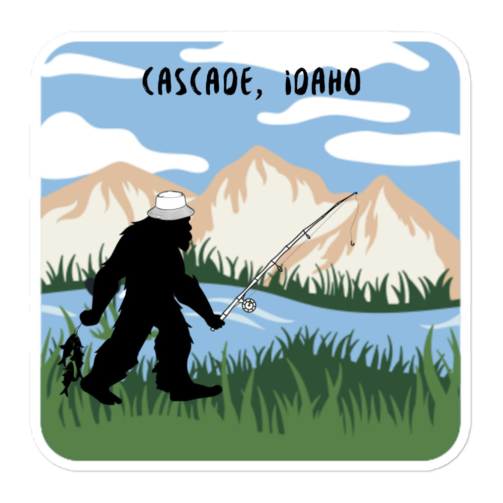 Cascade Idaho Bubble-free stickers