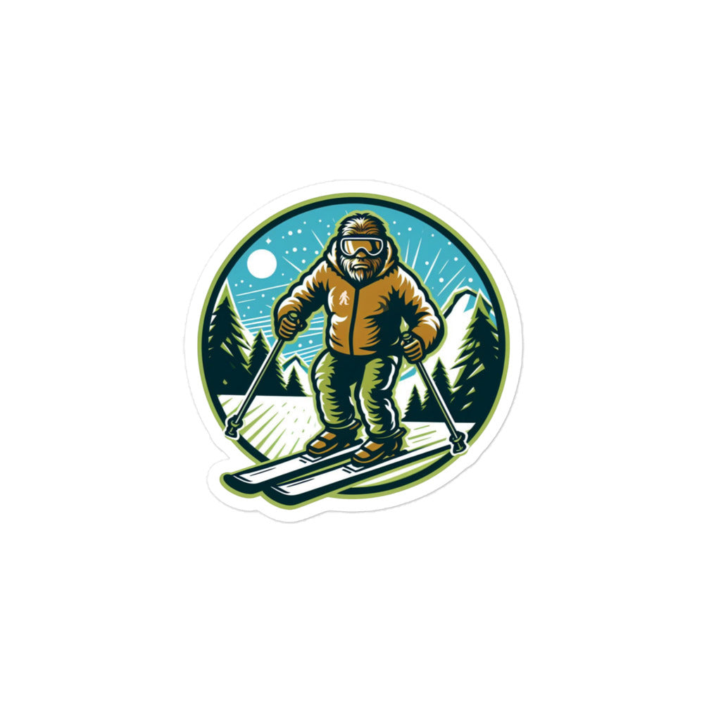 Ski Bum Bubble-free stickers