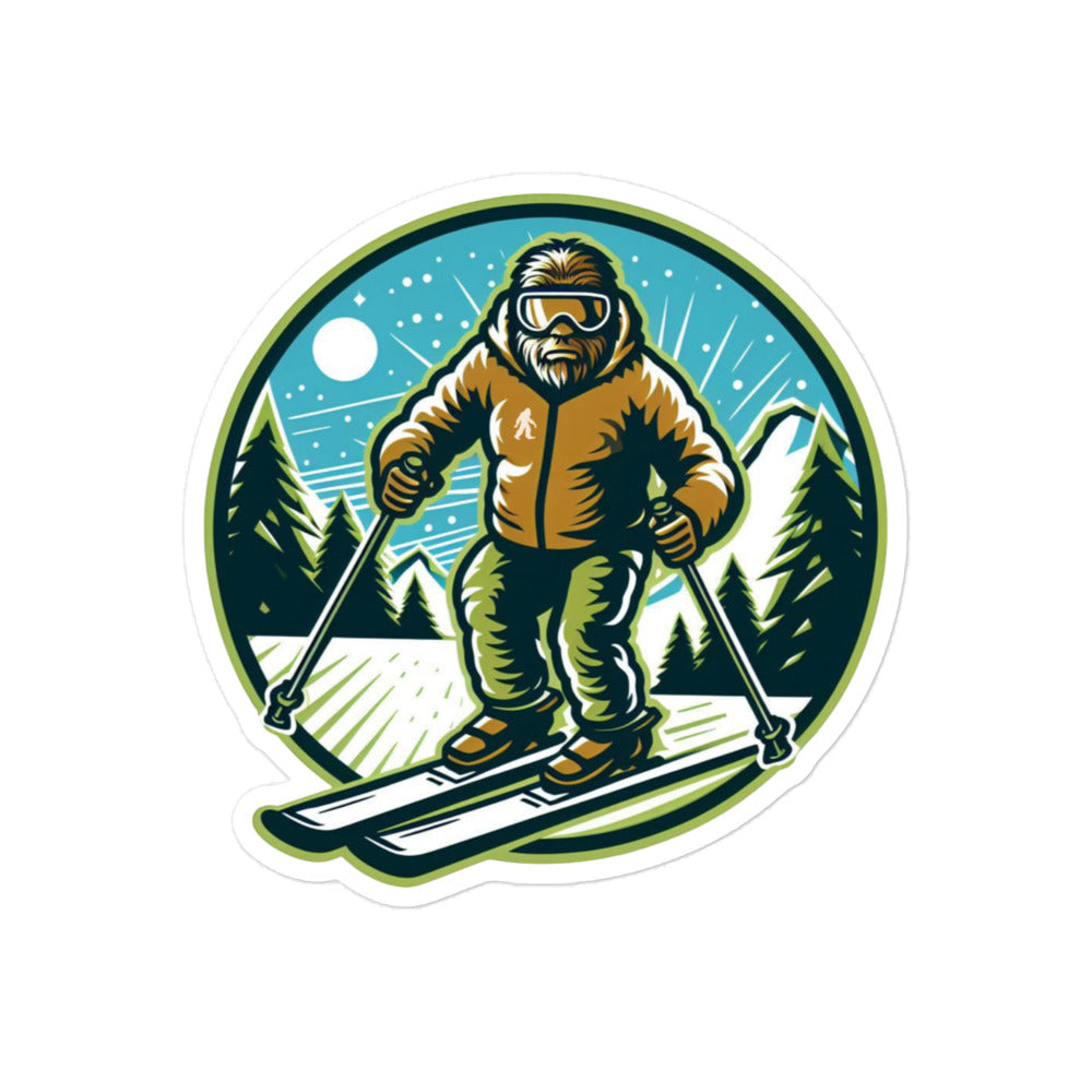 Ski Bum Bubble-free stickers