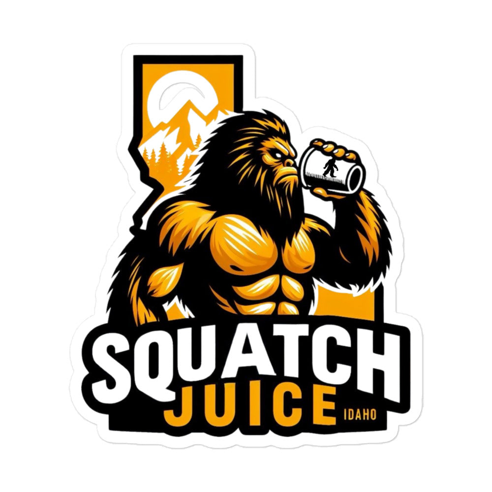 Squatch juice 2 Bubble-free stickers