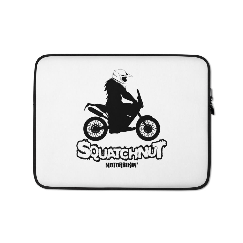 Squatchnut Motorbikin' Laptop Sleeve