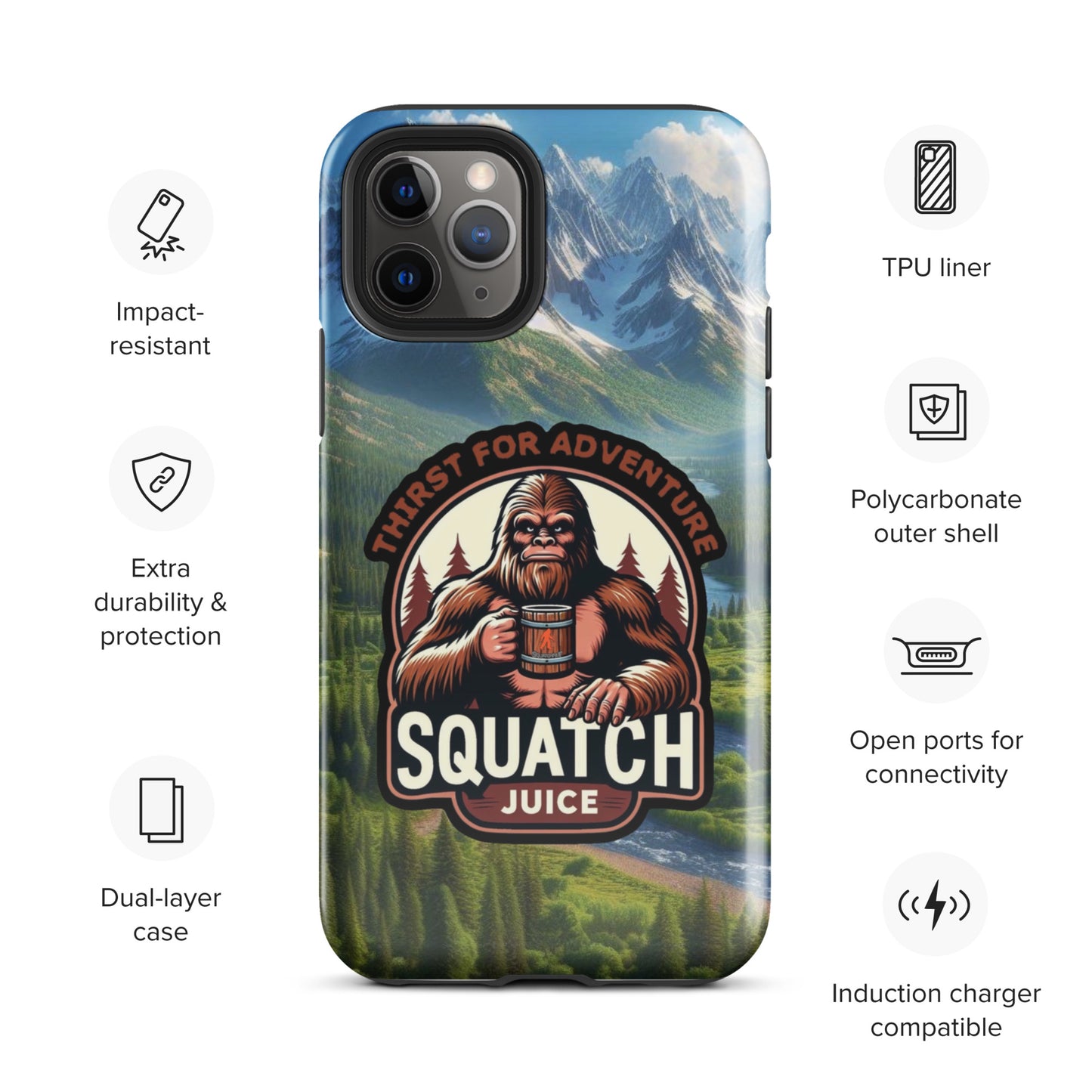 Squatch juice Tough Case for iPhone®