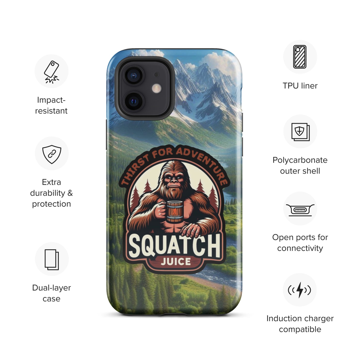 Squatch juice Tough Case for iPhone®