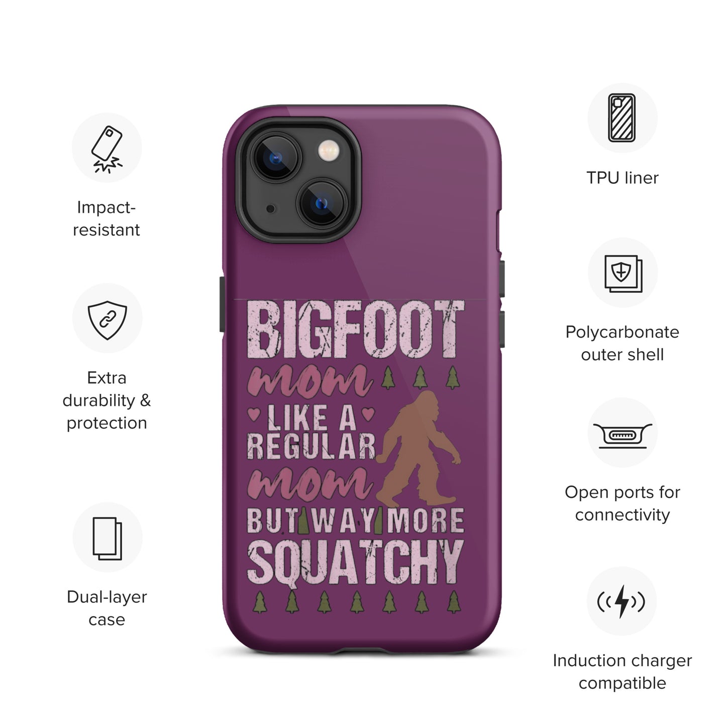 Bigfoot Mom Tough Case for iPhone®