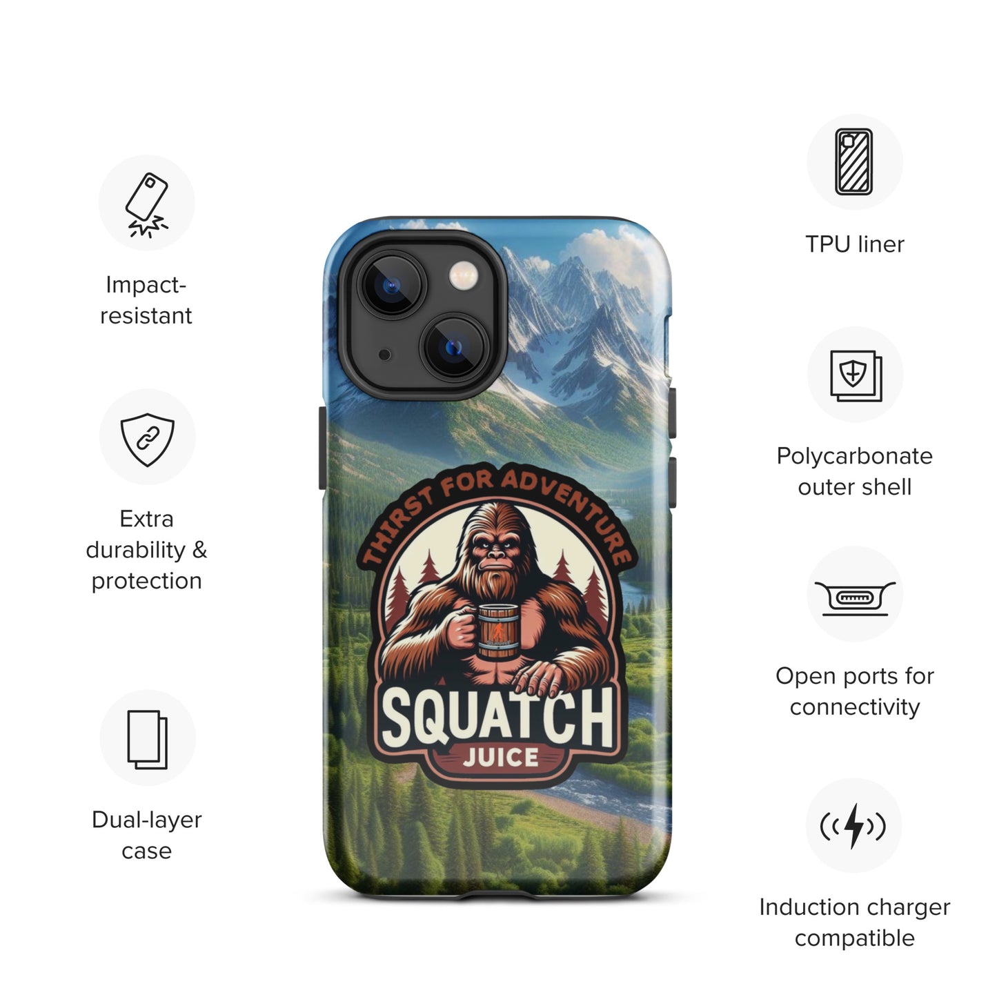 Squatch juice Tough Case for iPhone®