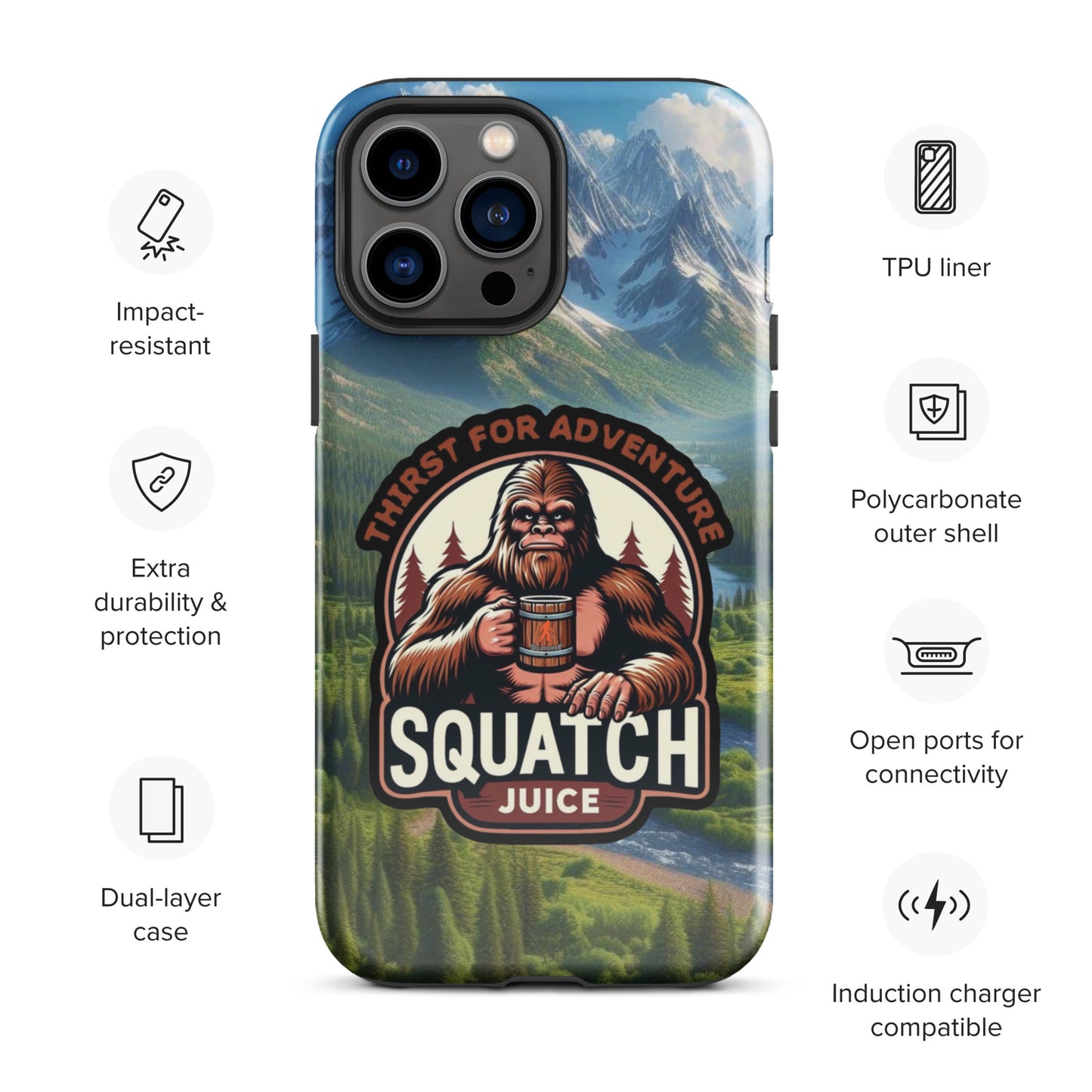 Squatch juice Tough Case for iPhone®