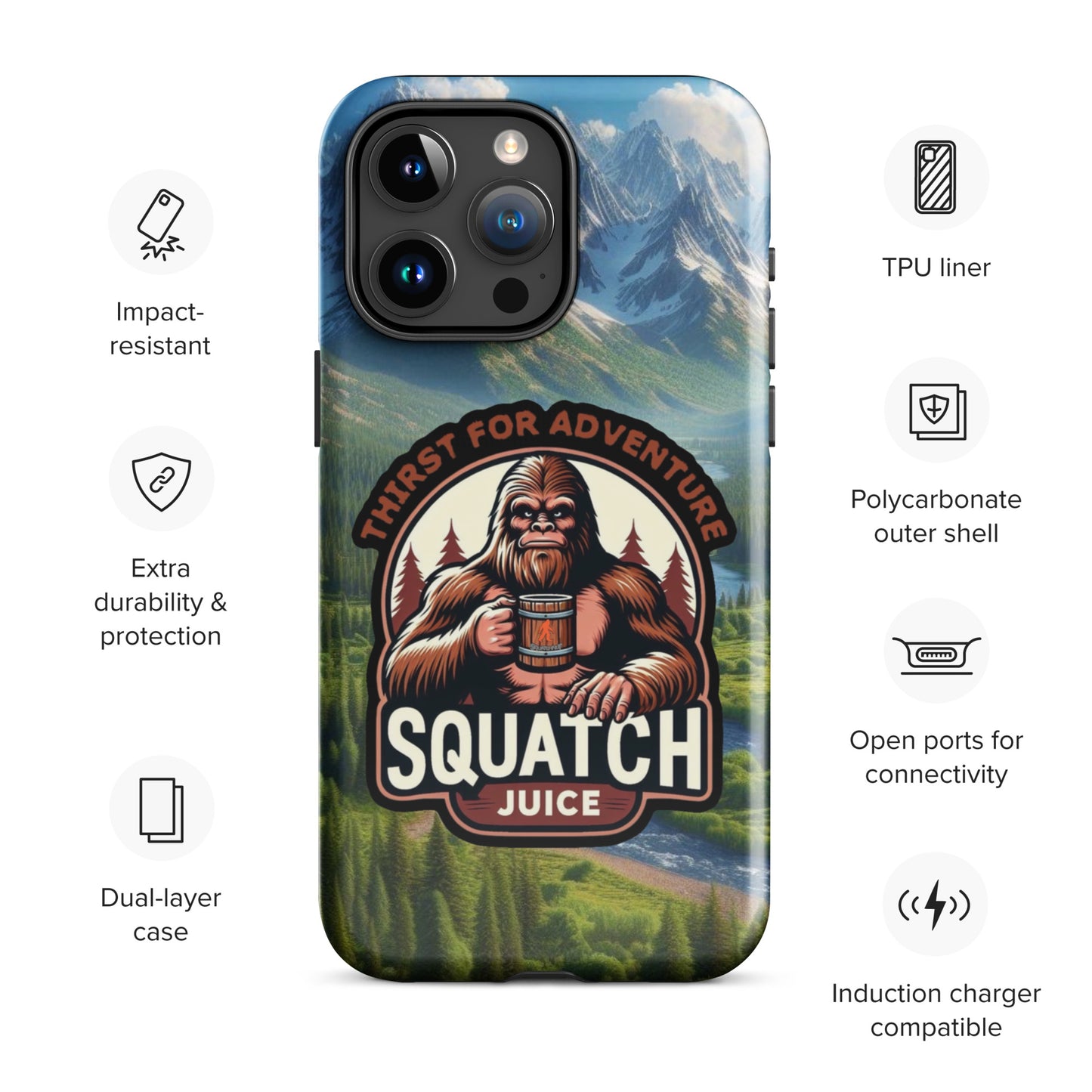 Squatch juice Tough Case for iPhone®