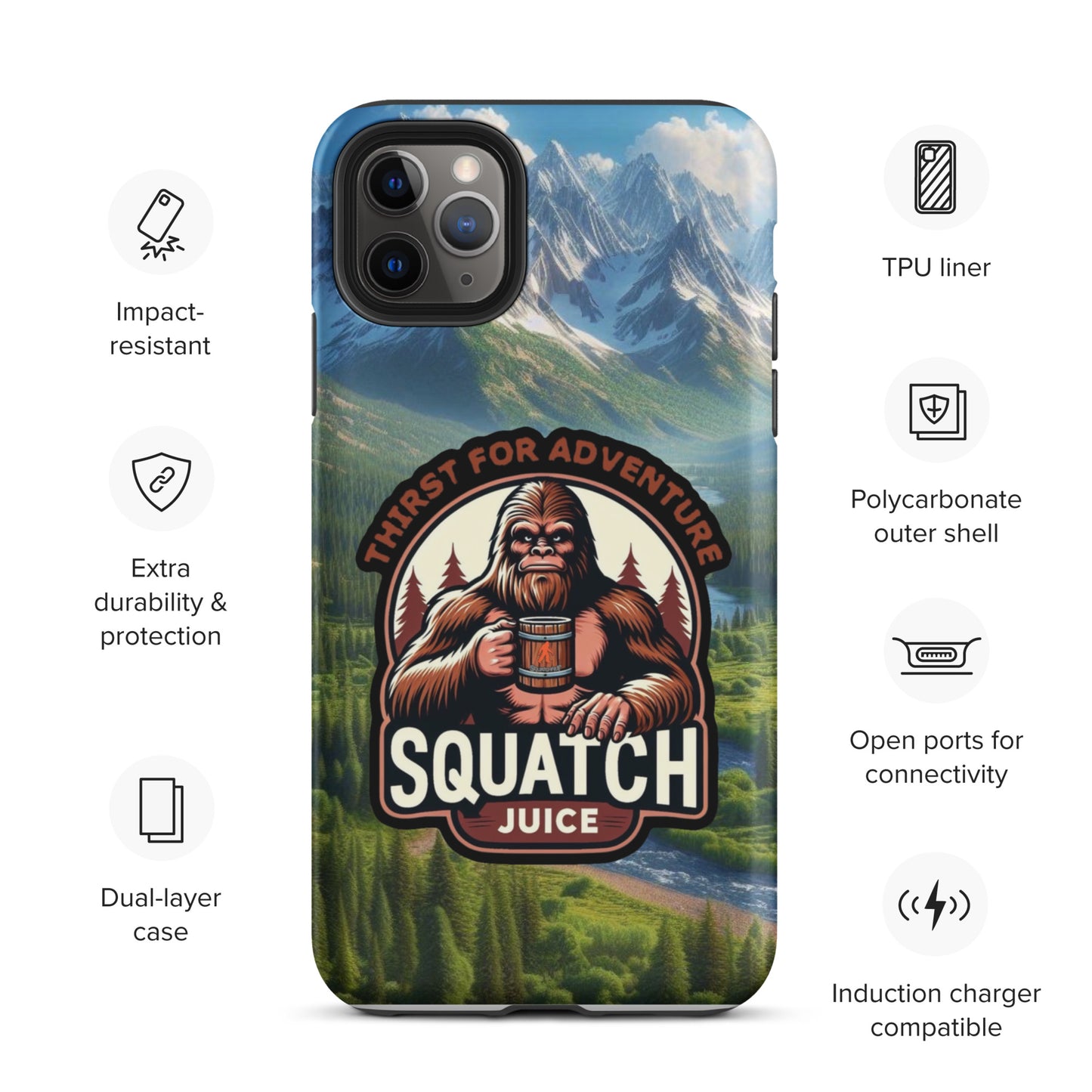 Squatch juice Tough Case for iPhone®