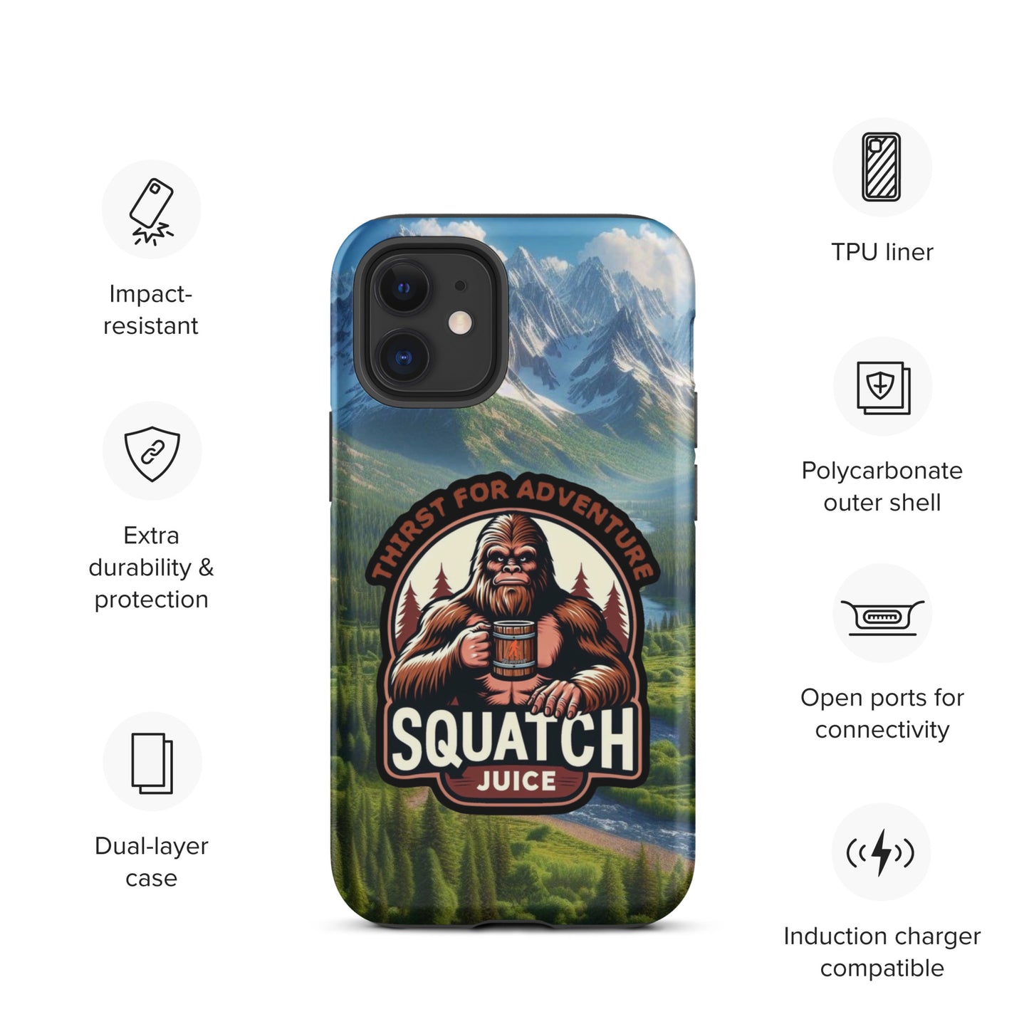 Squatch juice Tough Case for iPhone®