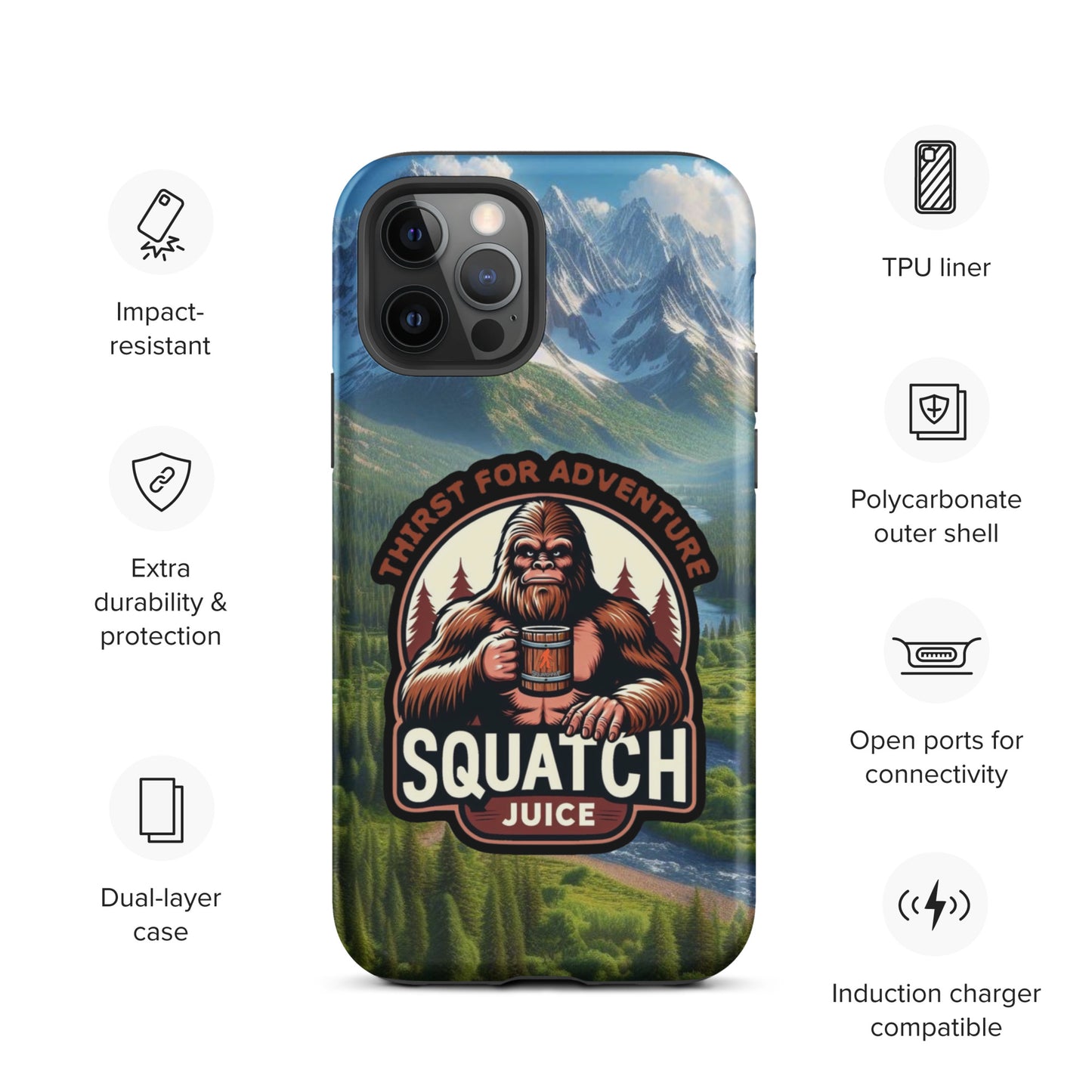 Squatch juice Tough Case for iPhone®