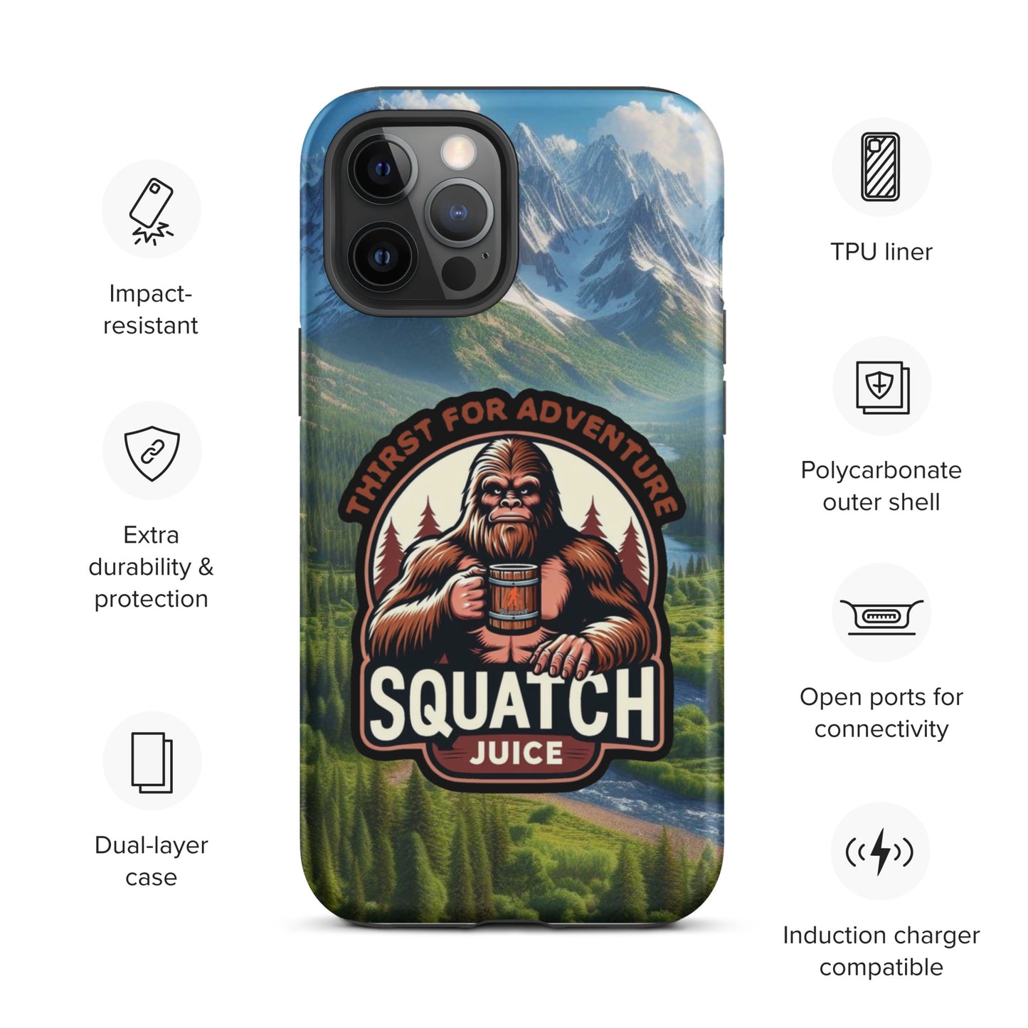 Squatch juice Tough Case for iPhone®