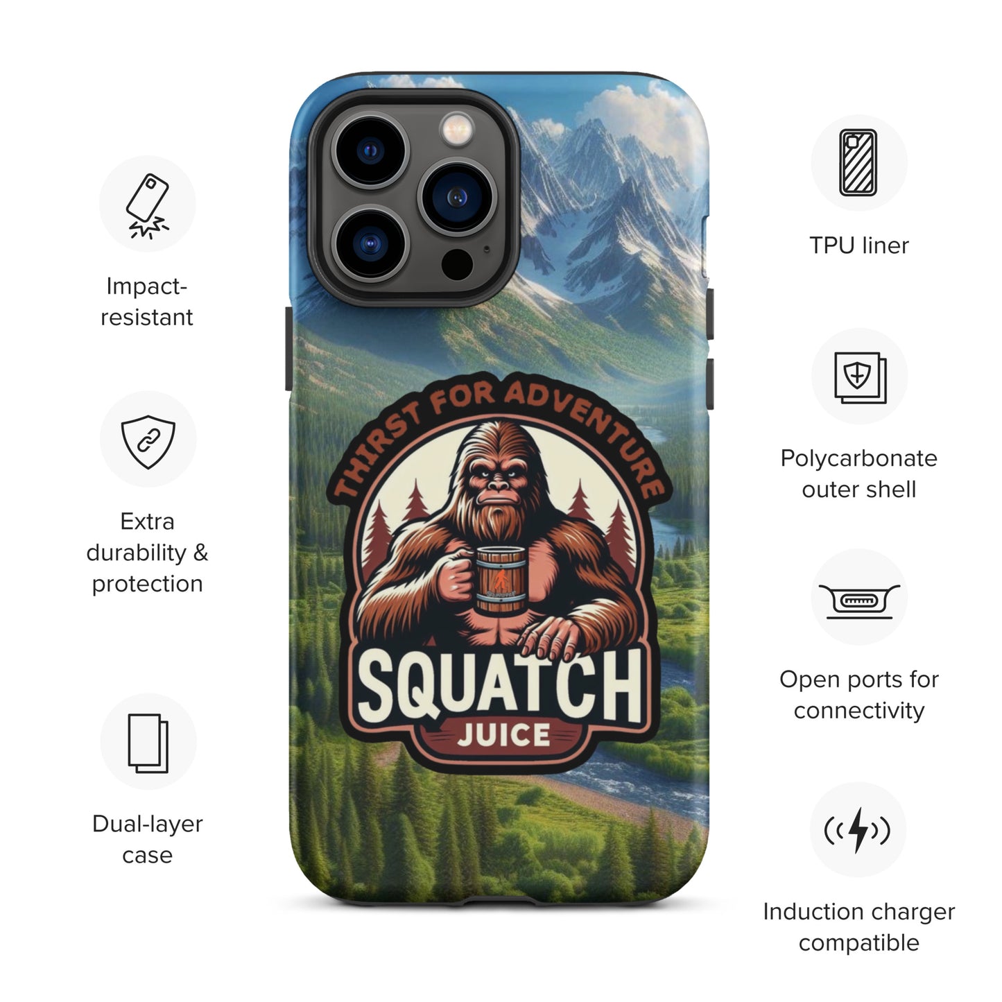 Squatch juice Tough Case for iPhone®