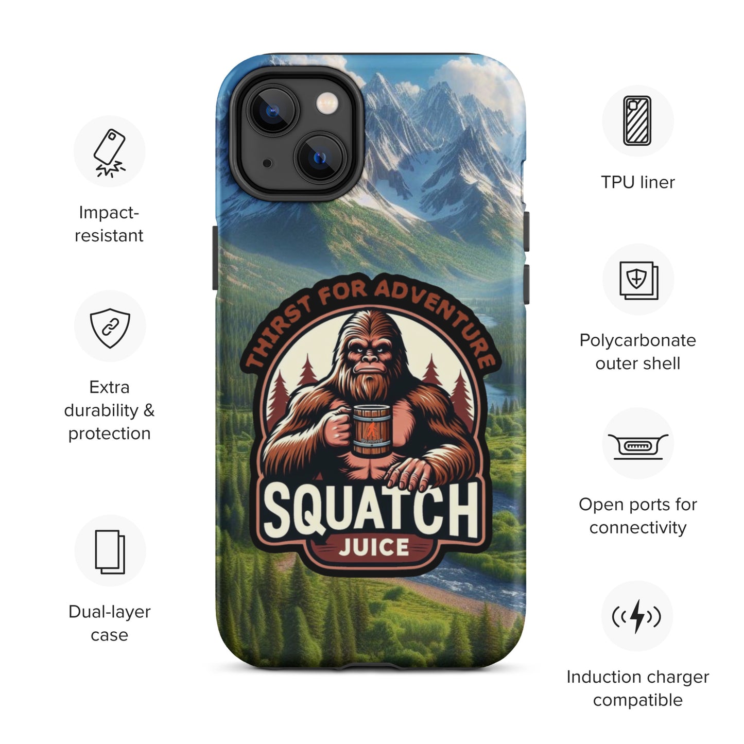 Squatch juice Tough Case for iPhone®