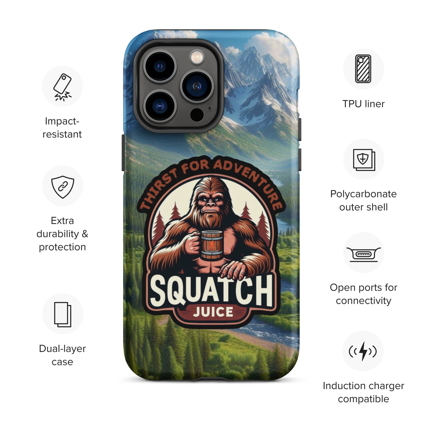 Squatch juice Tough Case for iPhone®