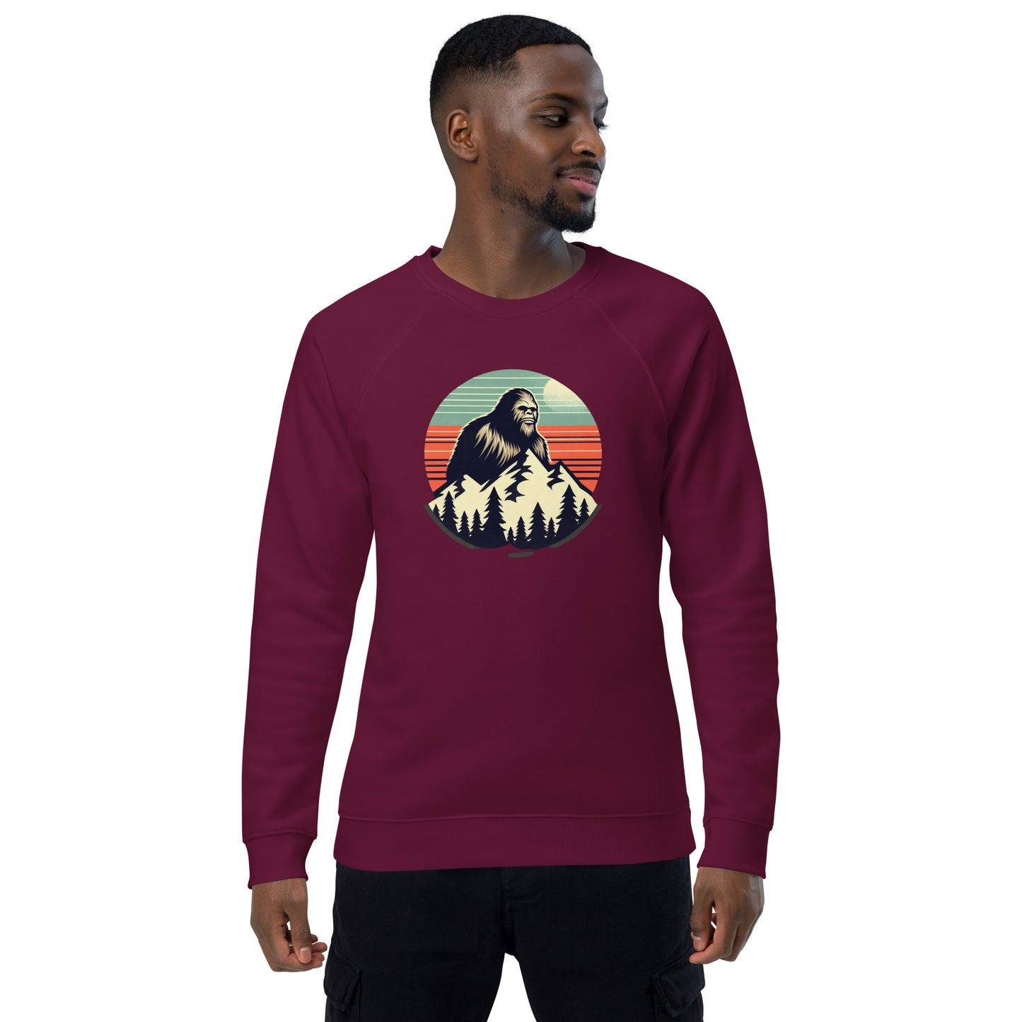 Look Out Unisex organic raglan sweatshirt