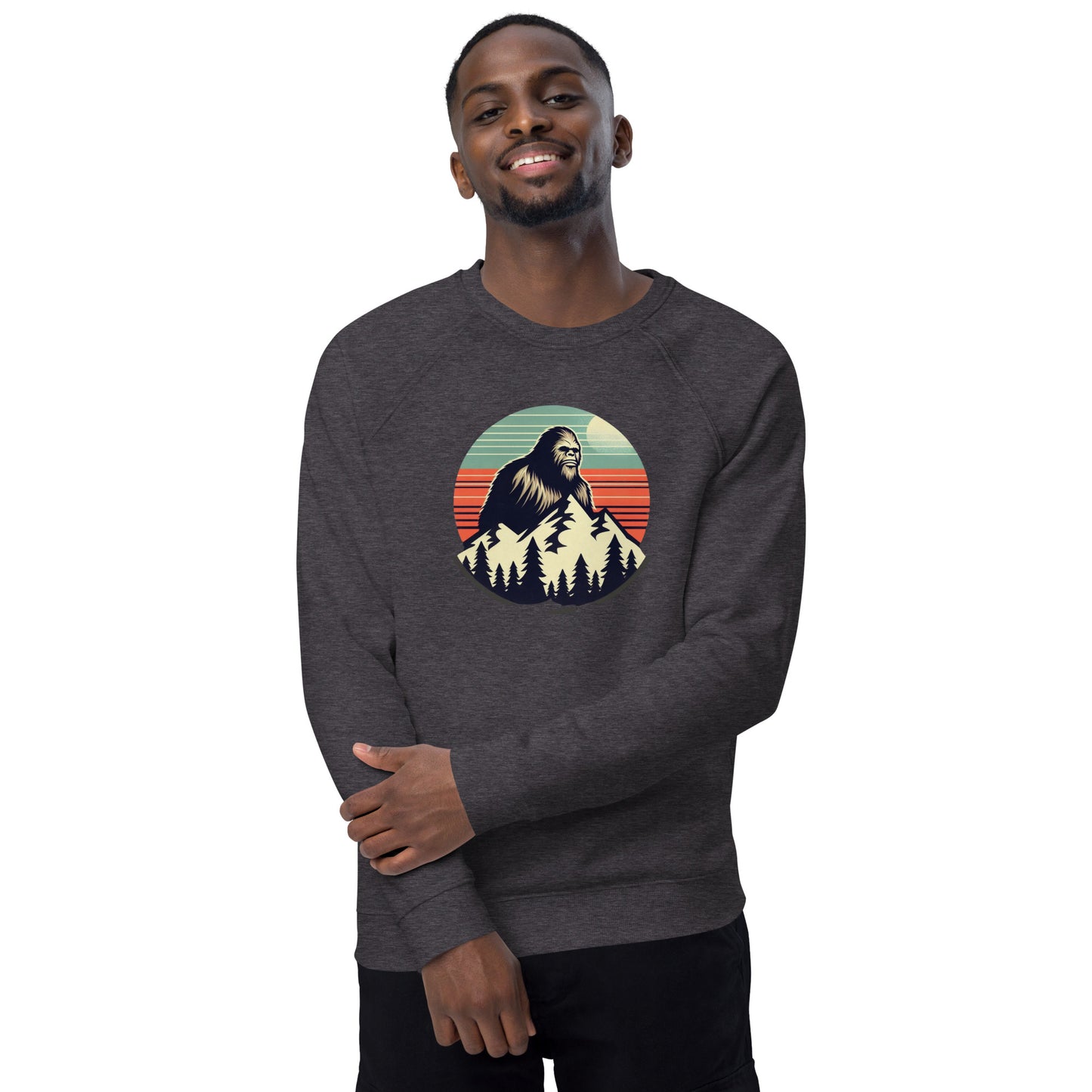 Look Out Unisex organic raglan sweatshirt