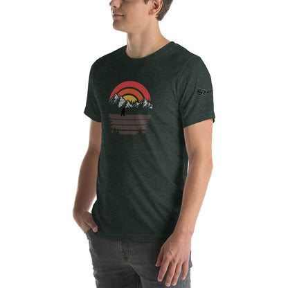 Sunset Squatchnut Unisex t-shirt