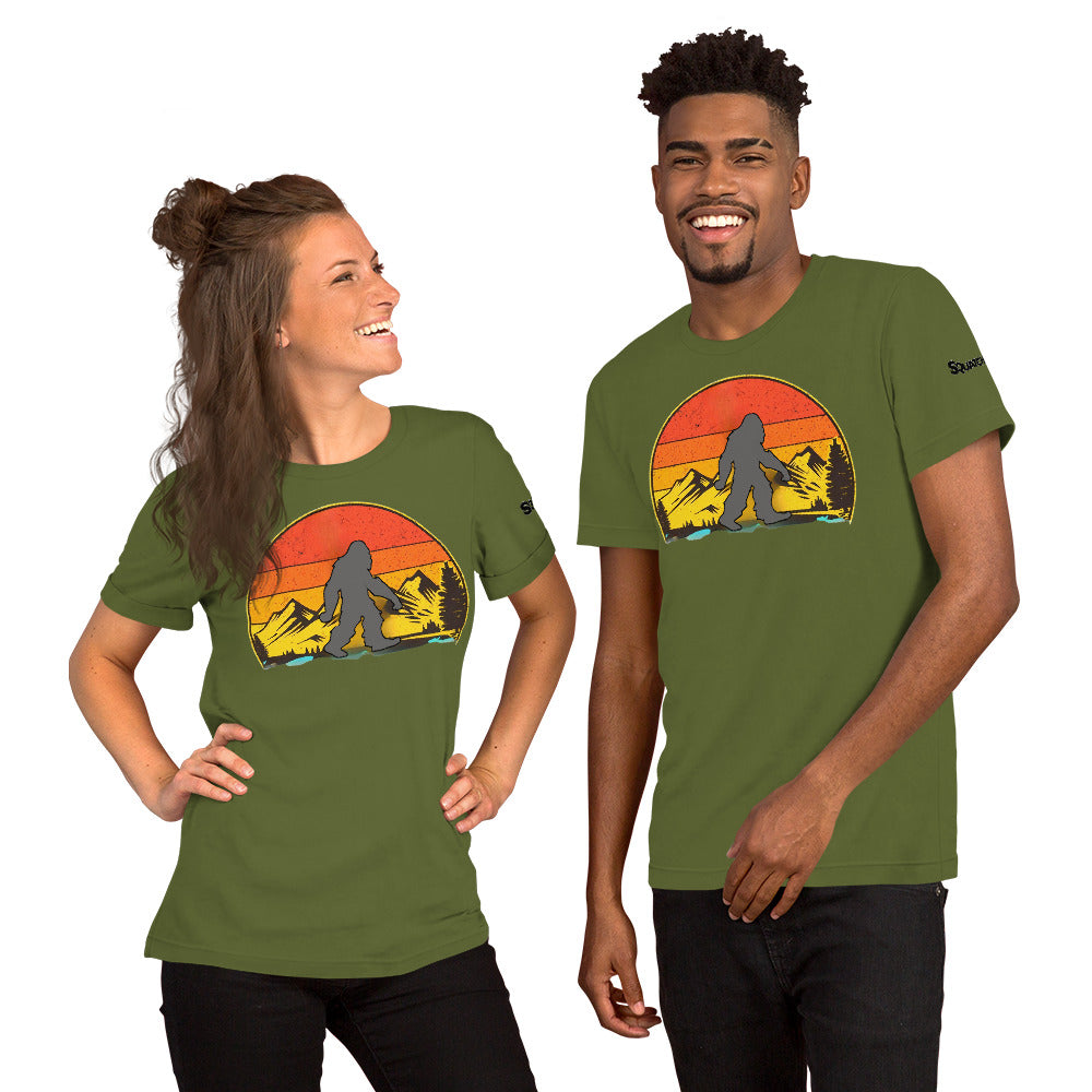 Roaming Sasquatch Unisex t-shirt