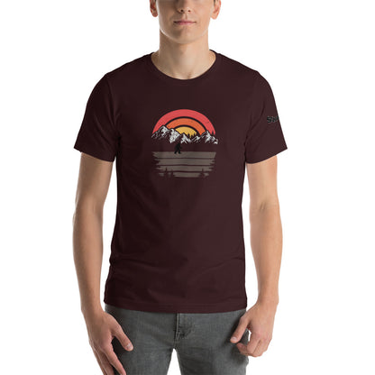 Sunset Squatchnut Unisex t-shirt