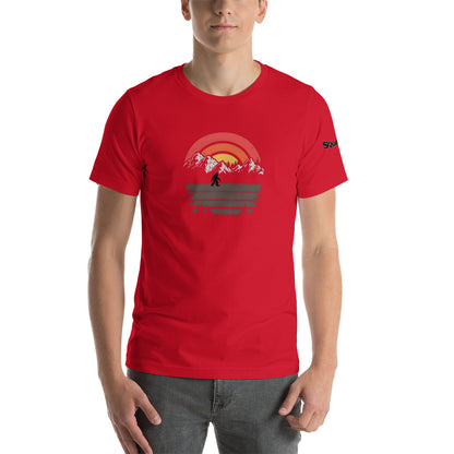 Sunset Squatchnut Unisex t-shirt