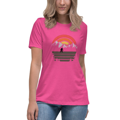 Sunset Squatch Women's Relaxed T-Shirt