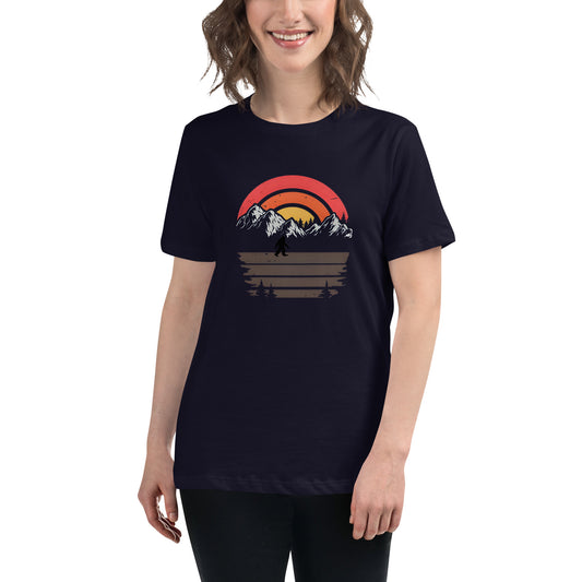 Sunset Squatch Women's Relaxed T-Shirt